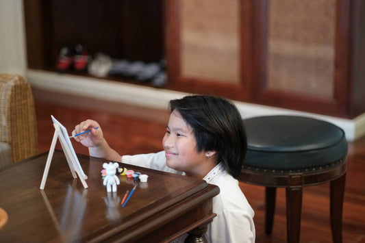 Kid's Painting by the River