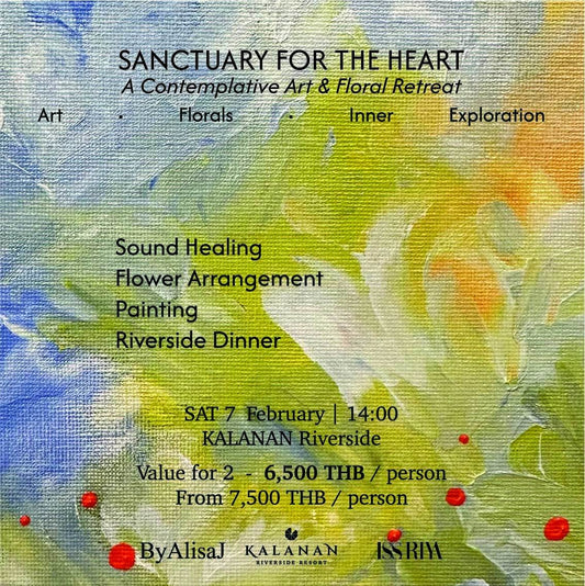 A riverside retreat with flowers, feelings and flow - Sanctuary for the Heart.